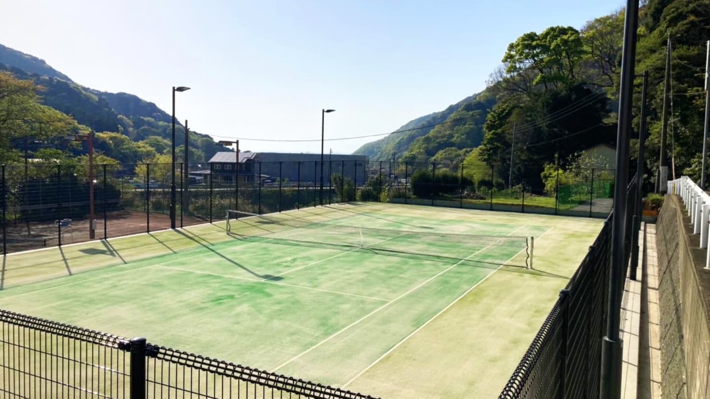 戸田テニスコート完成の写真