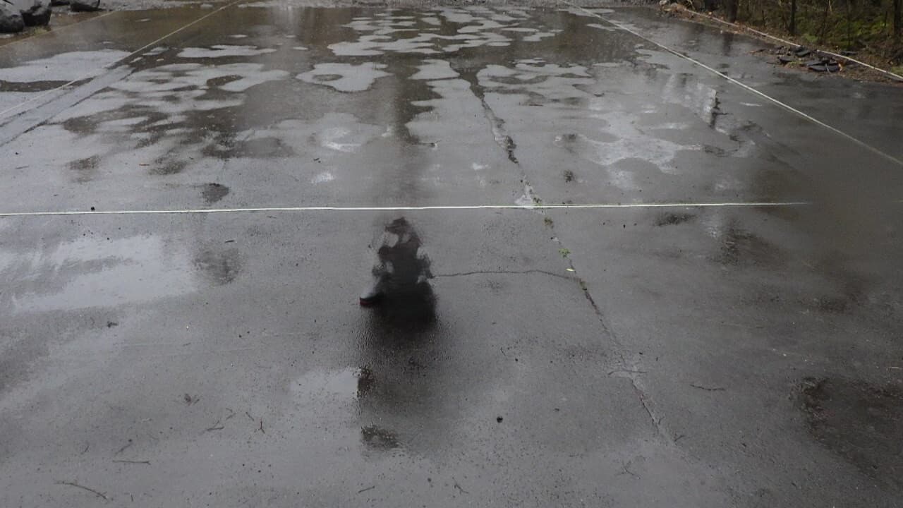 テニスのハードコート施工前の写真